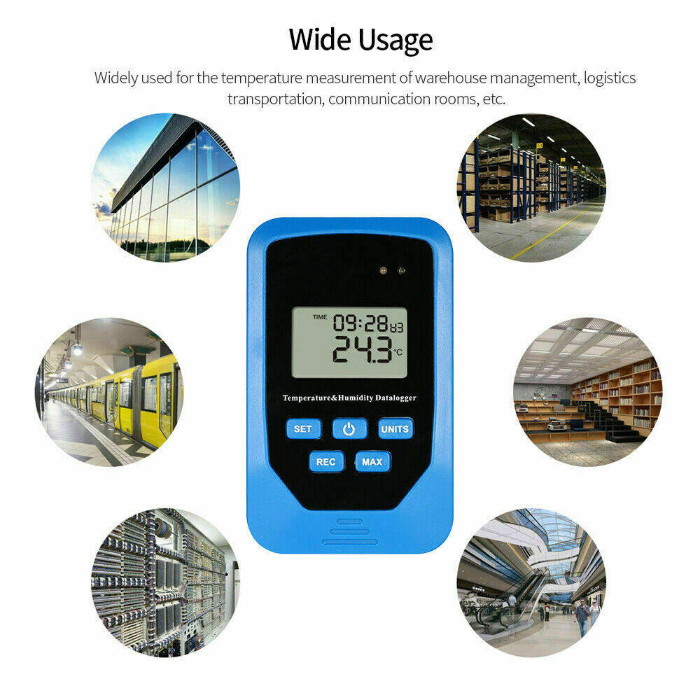 Mini USB Humidity Temperature Data Logger RH TEMP Datalogger Recorder K2N8