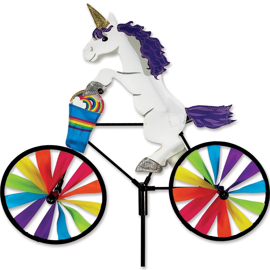 Unicorn Bike Wind Spinner 20"