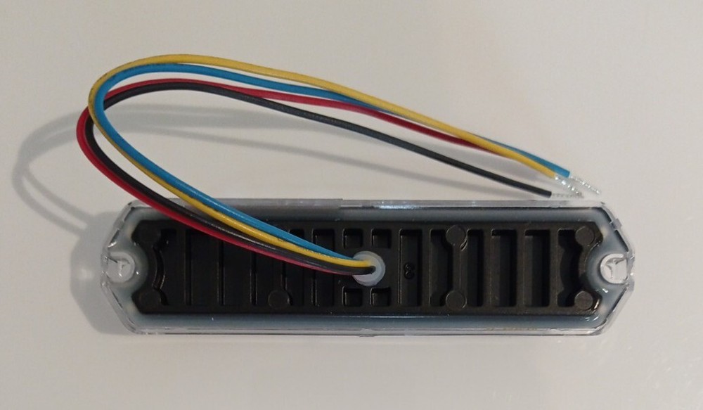 BLUE 4 LED Warning Strobe Flasher Unit MANY WAIN 9570 ECE R65 Class 1 IP67