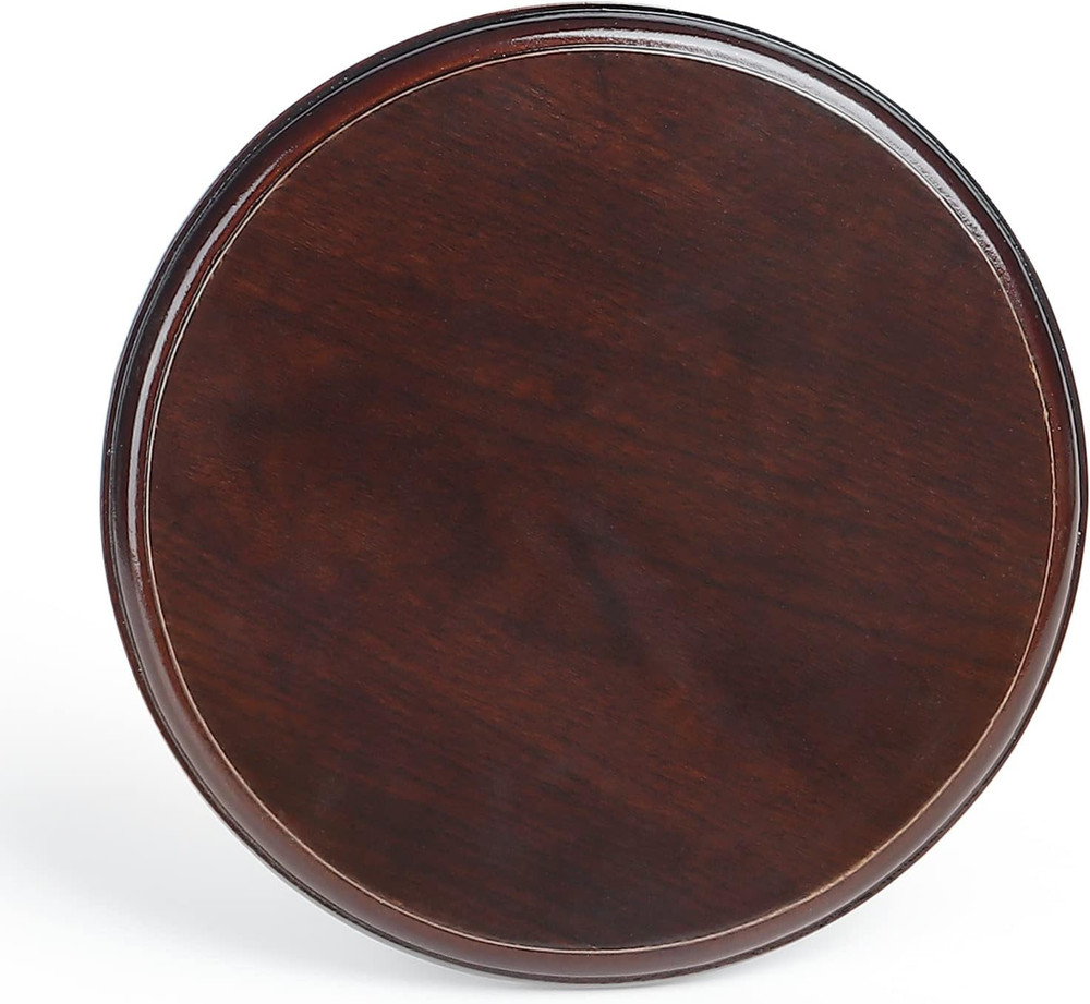 Falling in Art Wood round Base-Hand Casting Structure Base, DIY Crafts, Keepsake