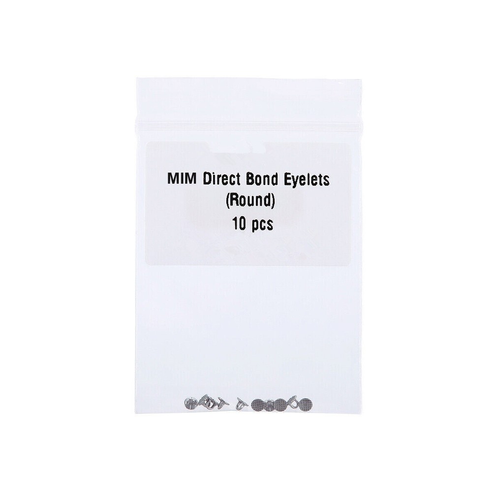Dental Orthodontic Direct Bond Eyelet Round/Rectangular Mesh Base Lingual Button