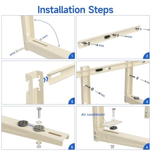 Mini Split Mounting Brackets, Mini Split Stand Condenser Wall Mount for 7000
