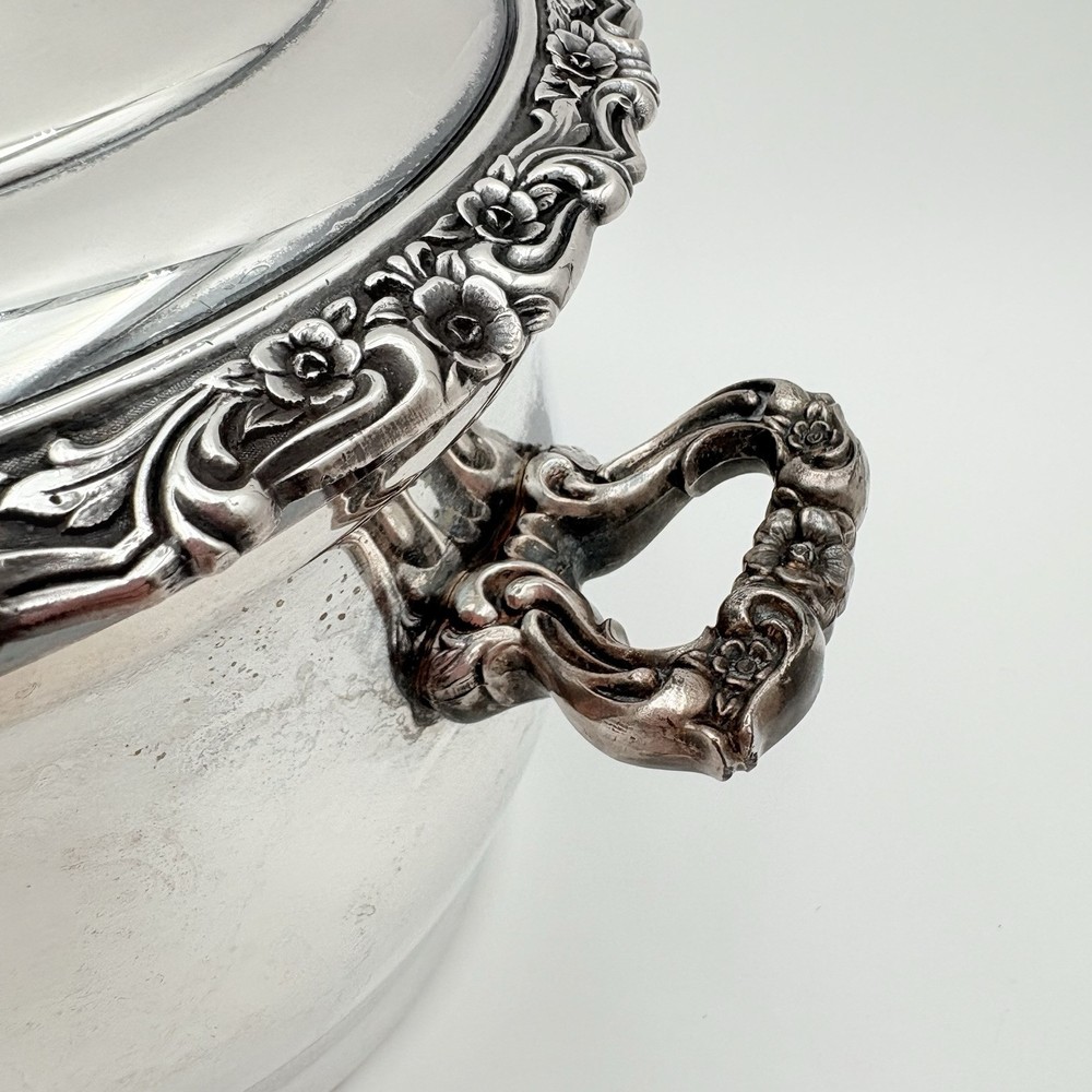 Vintage Ice Bucket International Silver Company Silver Plate Countess EUC