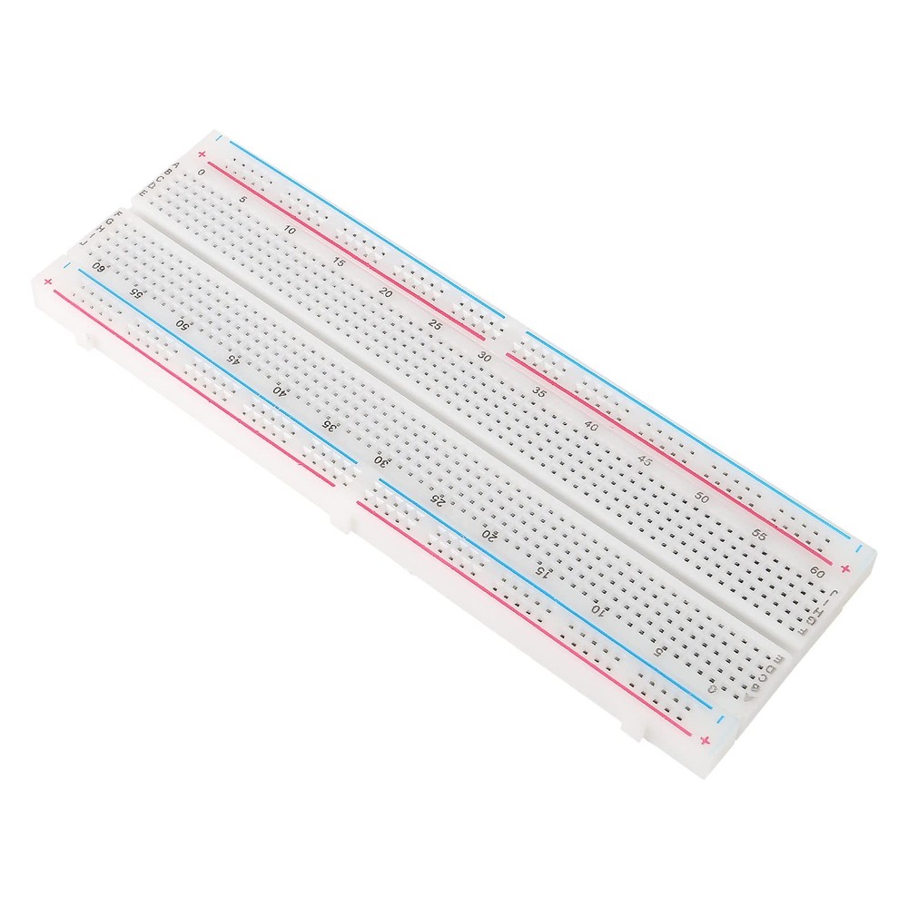 Electronic Breadboard Component Fun Kit 830 Tie Point Power Supply Jumper LEDs