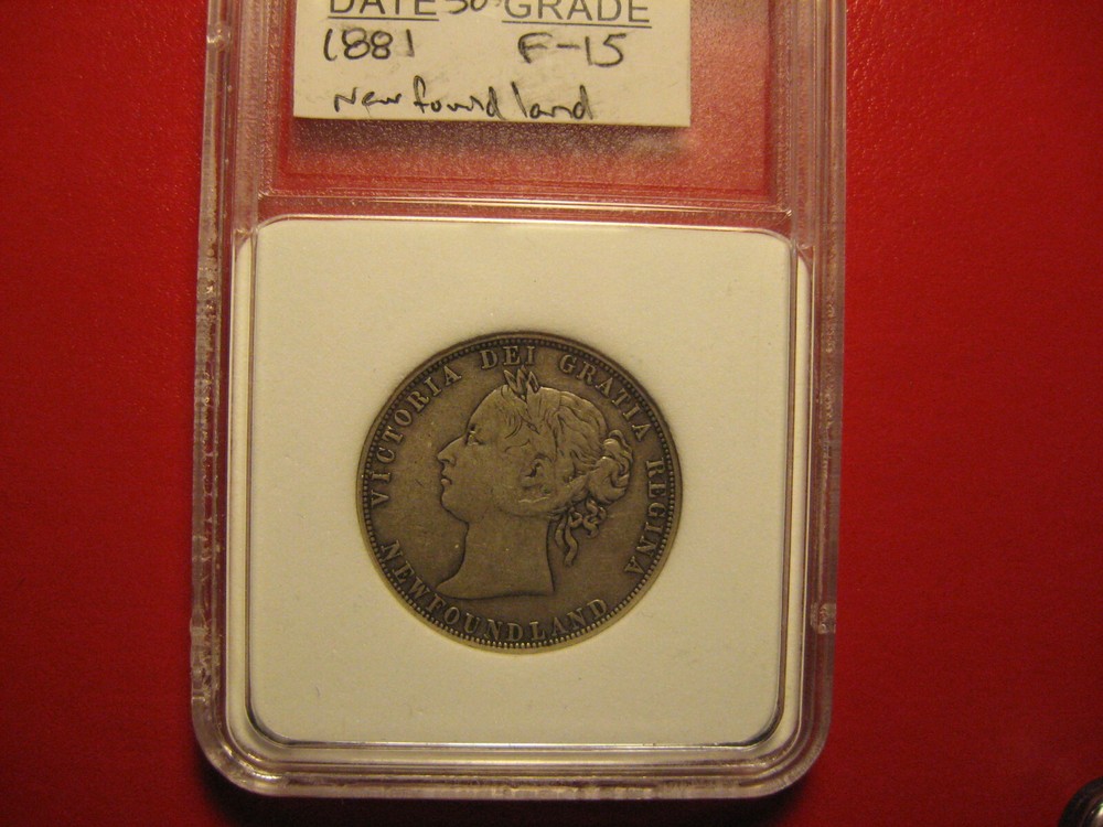 1881 Newfoundland coin set