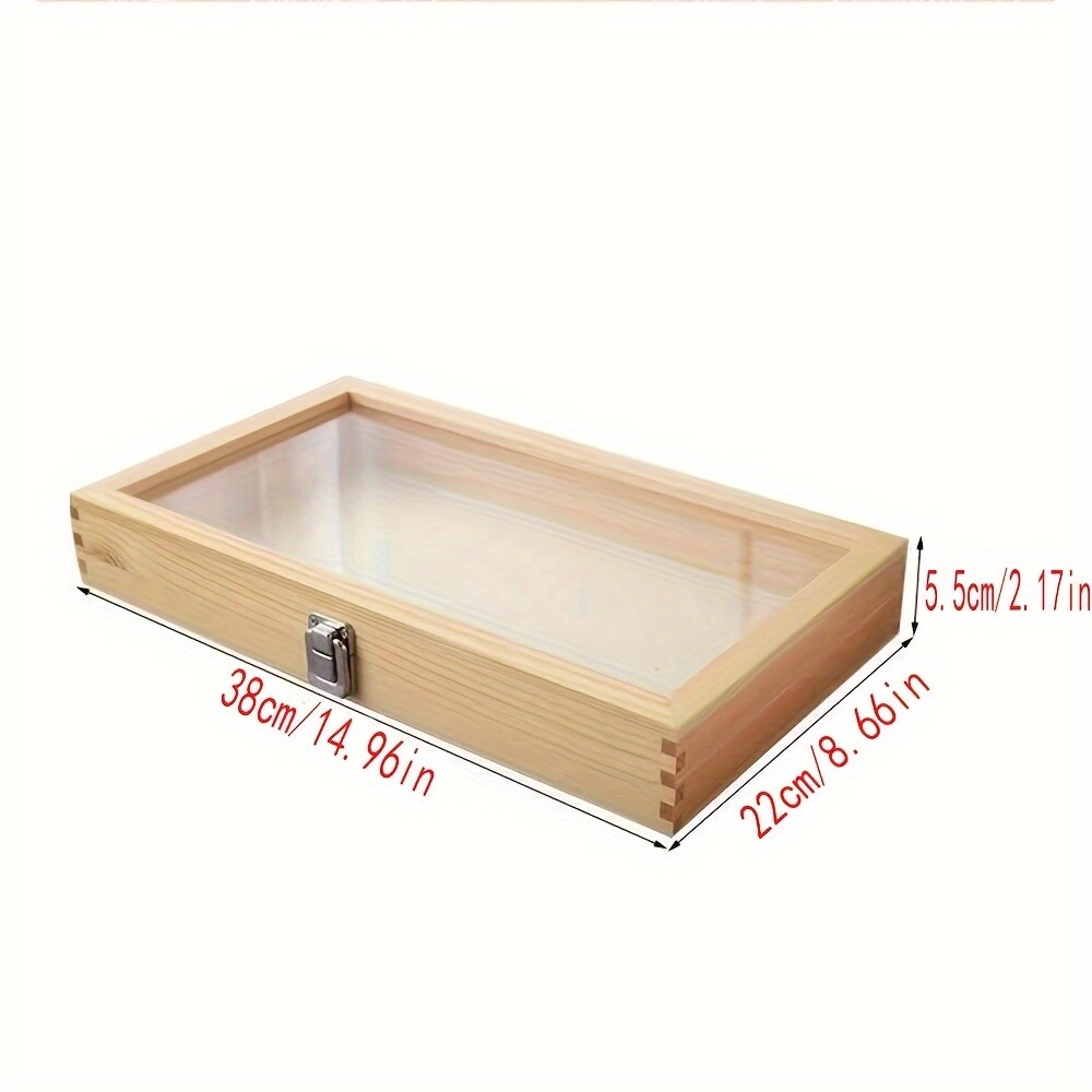Souvenir Display Storage Box - For Keepsakes, Home Shelf Memory Preservation