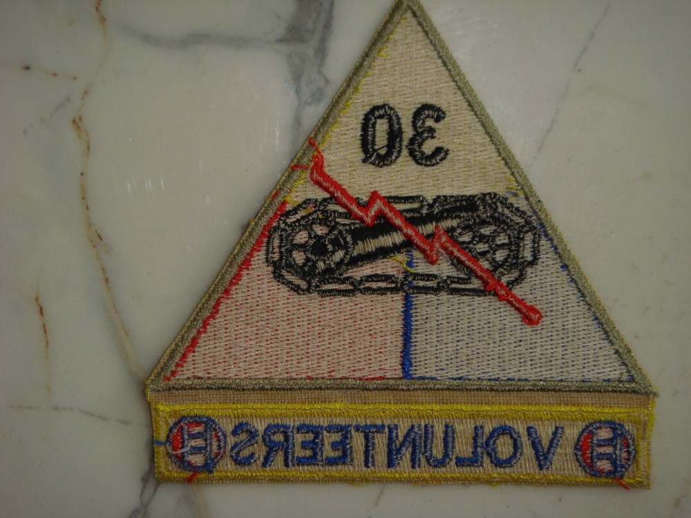 US army 30th ARMORED DIVISION " VOLUNTEERS "PATCH