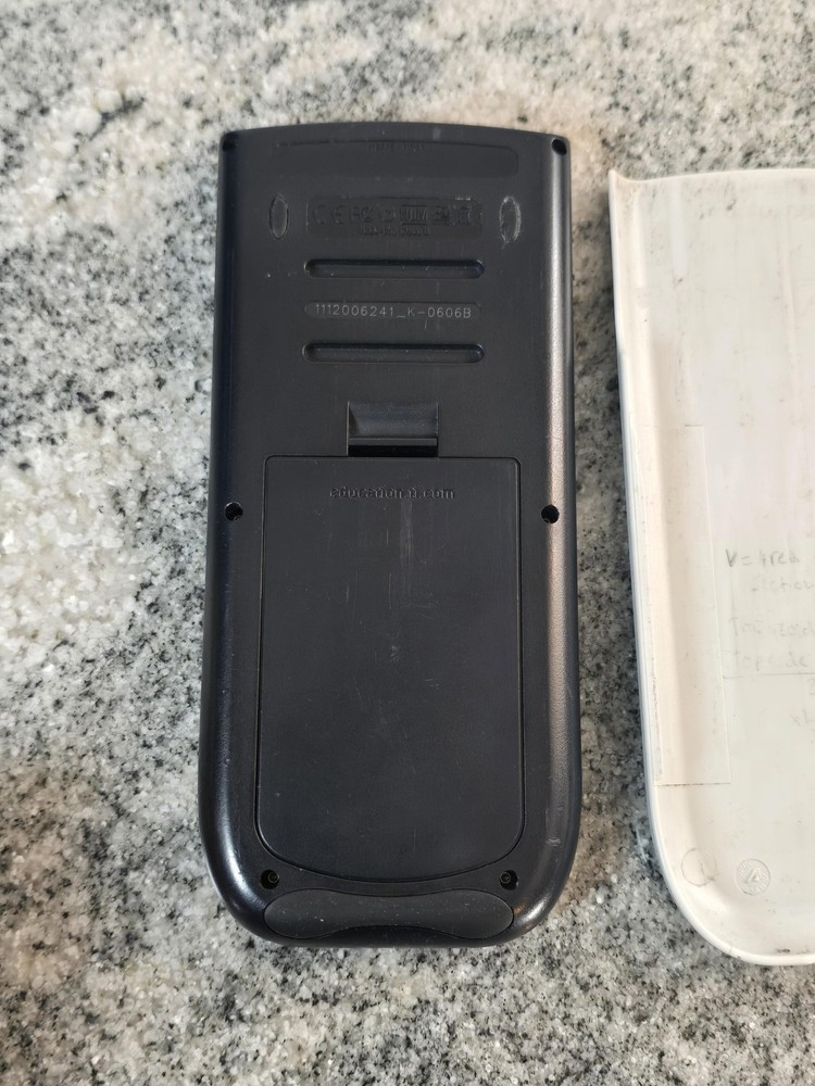 Texas Instruments TI-84 Plus Graphing Calculator Handheld Black White Math LCD