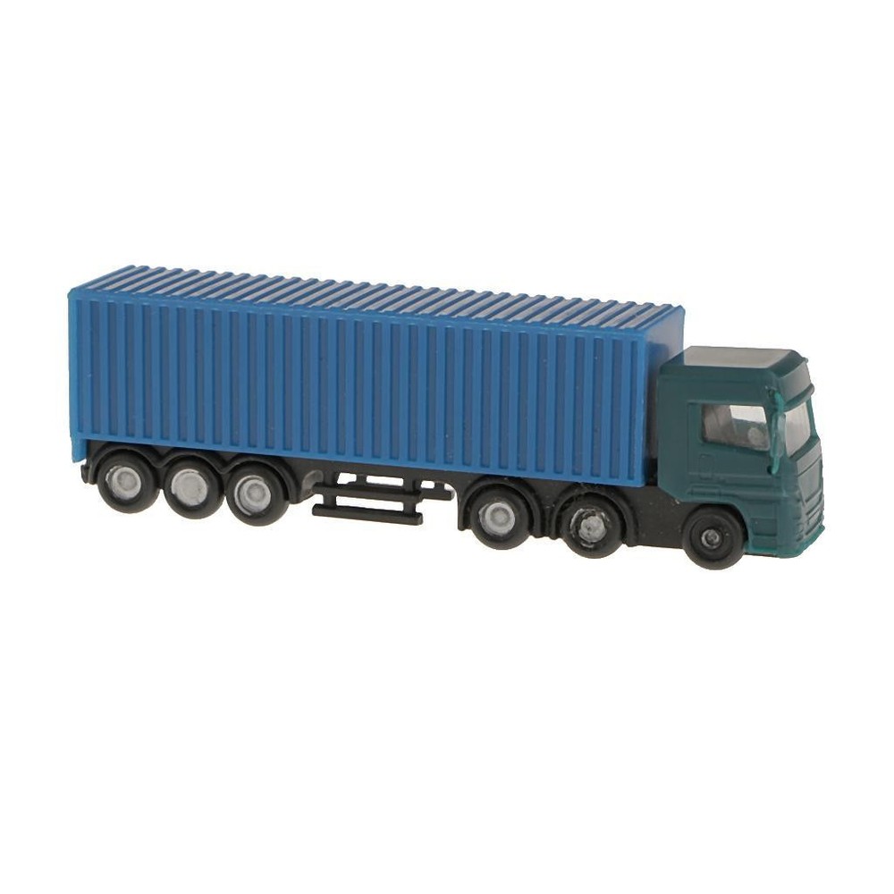 2 Pcs 1: 150 Scale Painted Model Container Cart Table