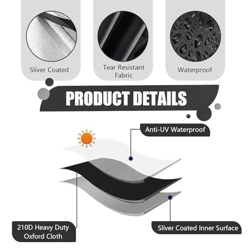 Windshield Cover for Car Side View Mirror Protector Set,Protect from Ice Snow