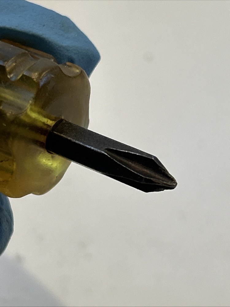 Snap On SDP1 Micro Stubby Short Amber Screwdriver Phillips