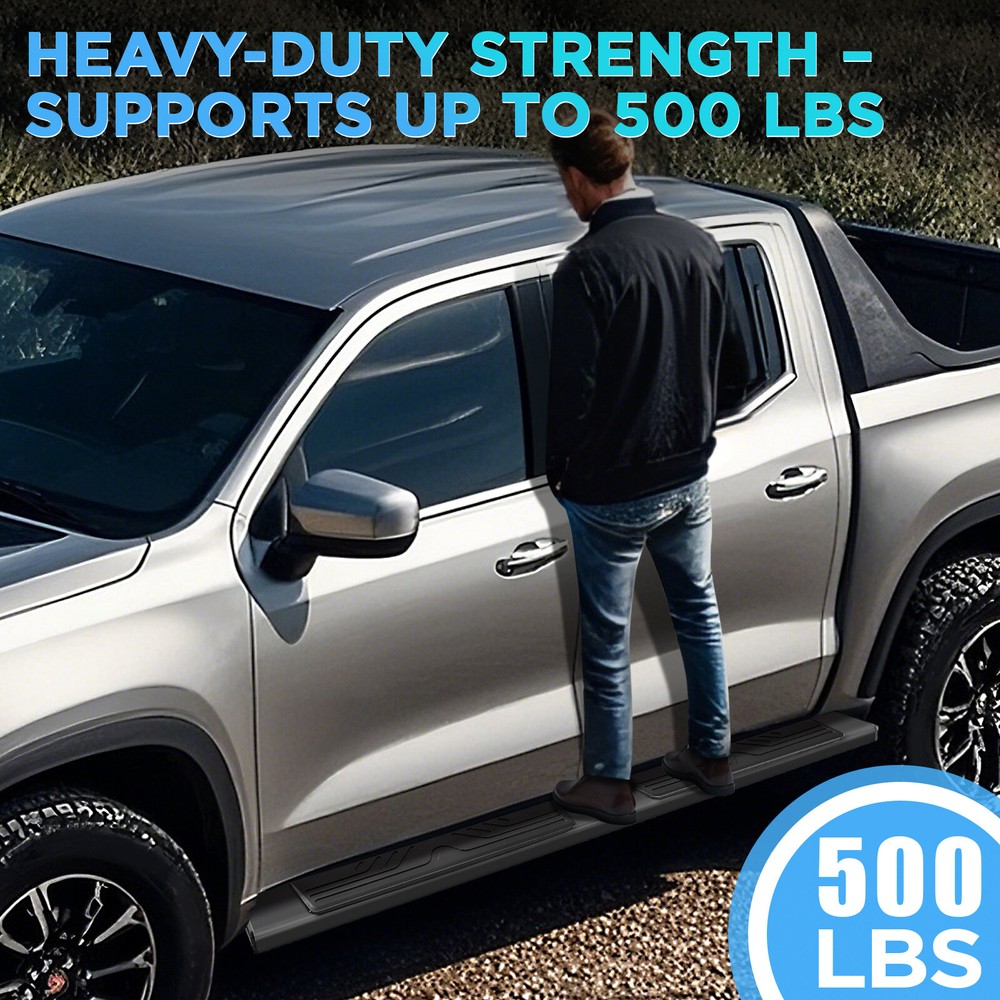 For 07-18 Chevy Silverado Double/Extended Cab 6.5'' Running Board Side Step Bars