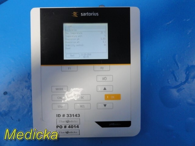 Sartorius Model PhBasic+ Benchtop Ph Meter ~ 33143