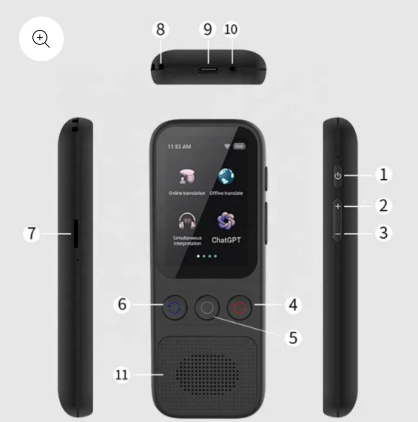 Language Translator Device, 138 Languages Supported, Instant Offline Language Tr