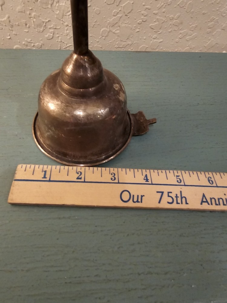 Vintage SilverPlate Wine Funnel W/Grape Design Handle-Very Good