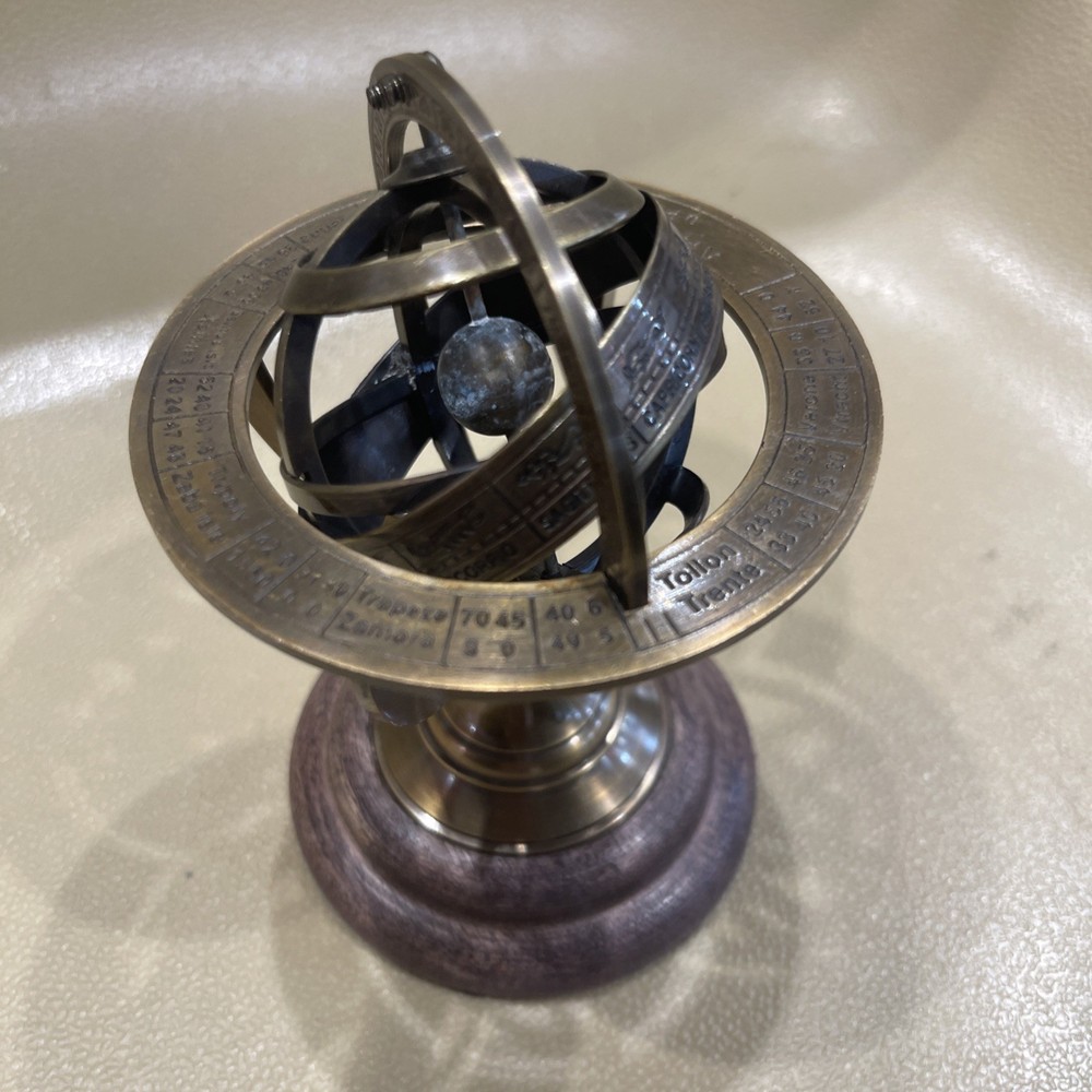 SOLID BRASS ASTROLABE
