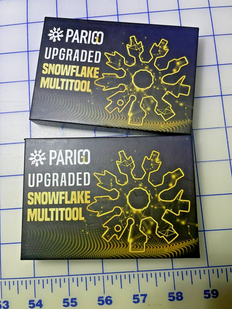 Parigo Upgraded Snowflake Multitool,  (2 Pack)