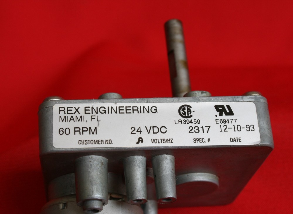 POLARIS WAREWASHING UNIT MOTOR, 24VDC, MADE BY NOVA CONTROLS