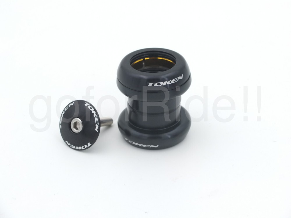 TOKEN TK060 Heggset 1-1/8" Threadless/Integrated Headset Black/Red