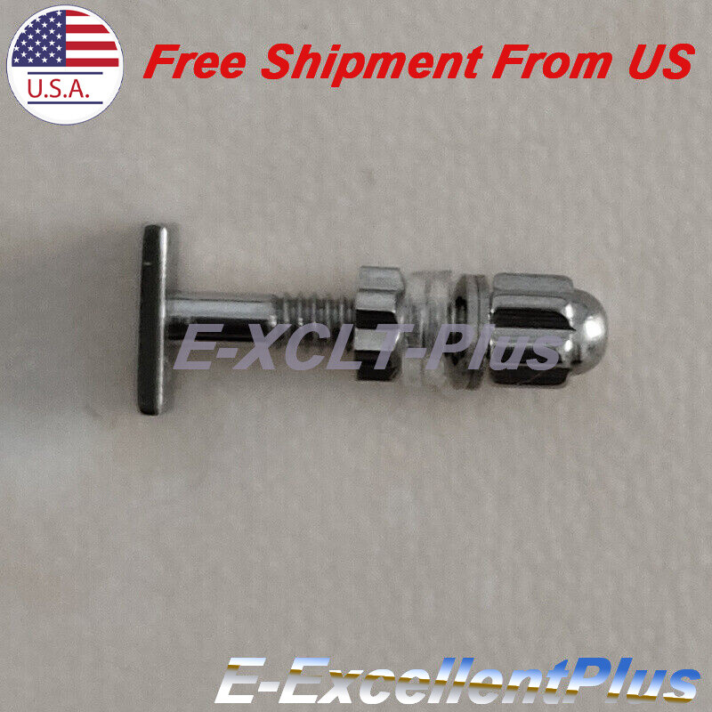 2PCS Rectangle Screw&Bolt Set Replacement For C ar tier Eyeglasses Frame Silver
