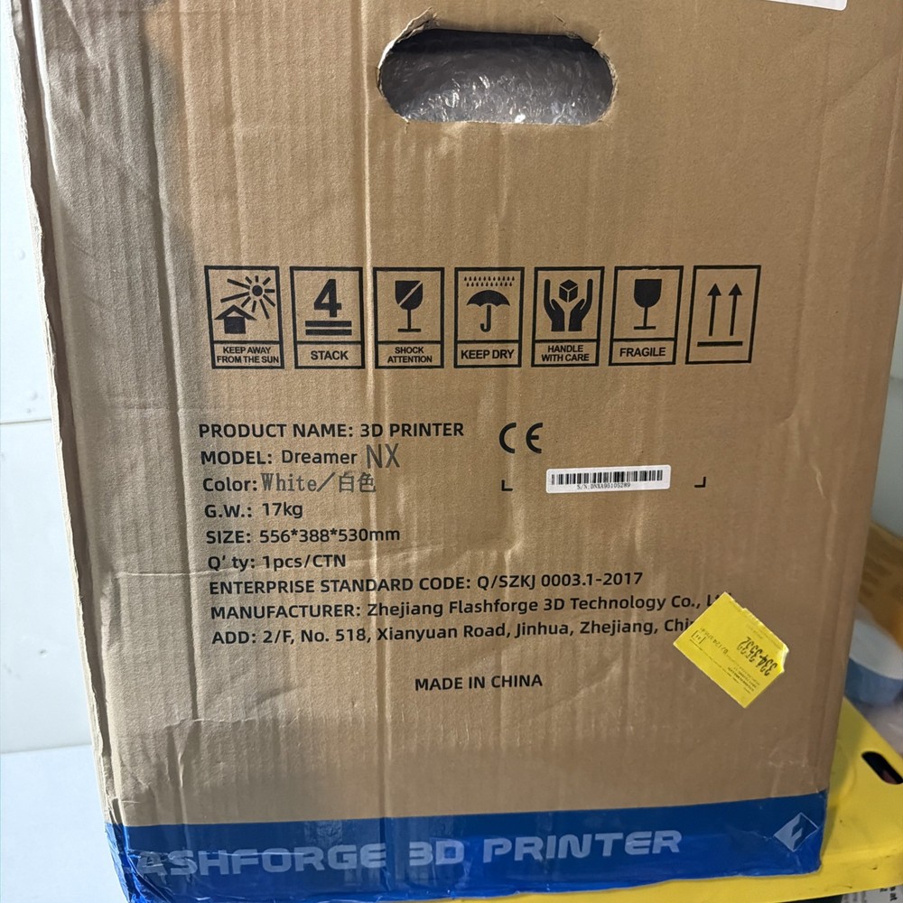 FLASHFORGE DREAMER MODEL WI-FI DUAL EXTRUDER 3D PRINTER