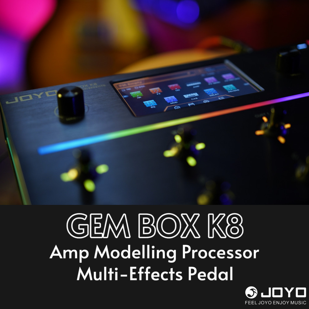 Joyo GEMBOXK8 Guitar Amp Modeller Multi-Effects Processor w/ Built-In Audio