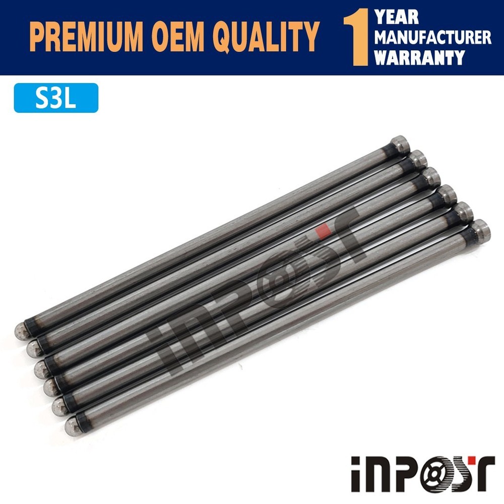 6pc Push rods For Mitsubishi S3L S3L-2 Engine