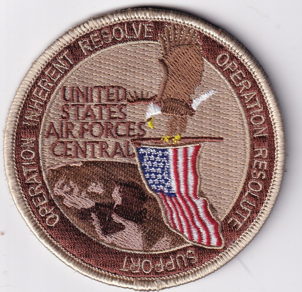 US Air Force Central Command patch Iraq Afghanistan about 2010