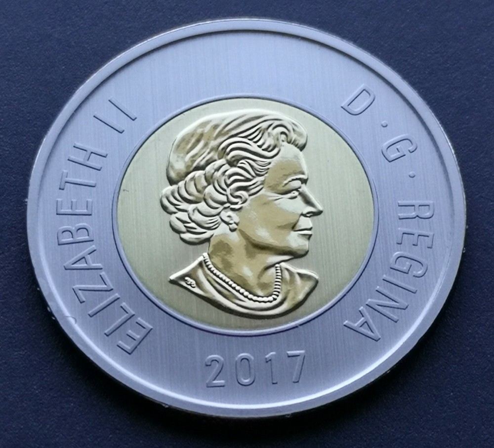 ***  CANADA  TOONIE  2017  ***  SPECIMEN  ***