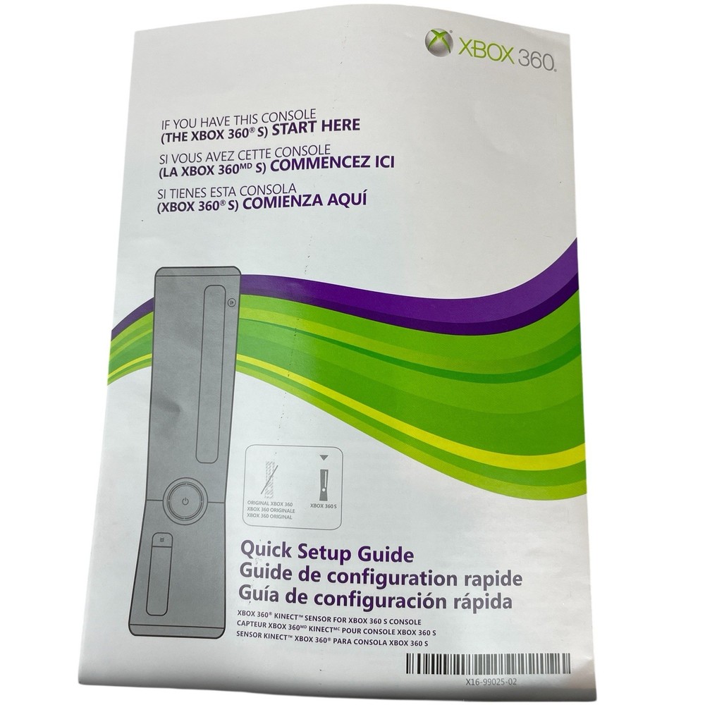 Microsoft Xbox 360 KINECT Kinect Sensor With Box Four 4 Games Cables Manual EUC