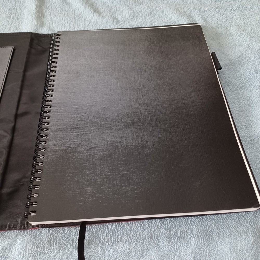Foray Refillable Notebook Padfolio with Inside Pockets, Card Holder Never Used