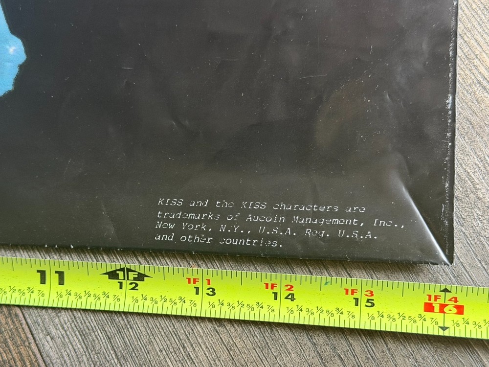 KISS Shopping Bag ACE FREHLEY Unmasked Tour Australia 1980 Vintage Kiss Aucoin