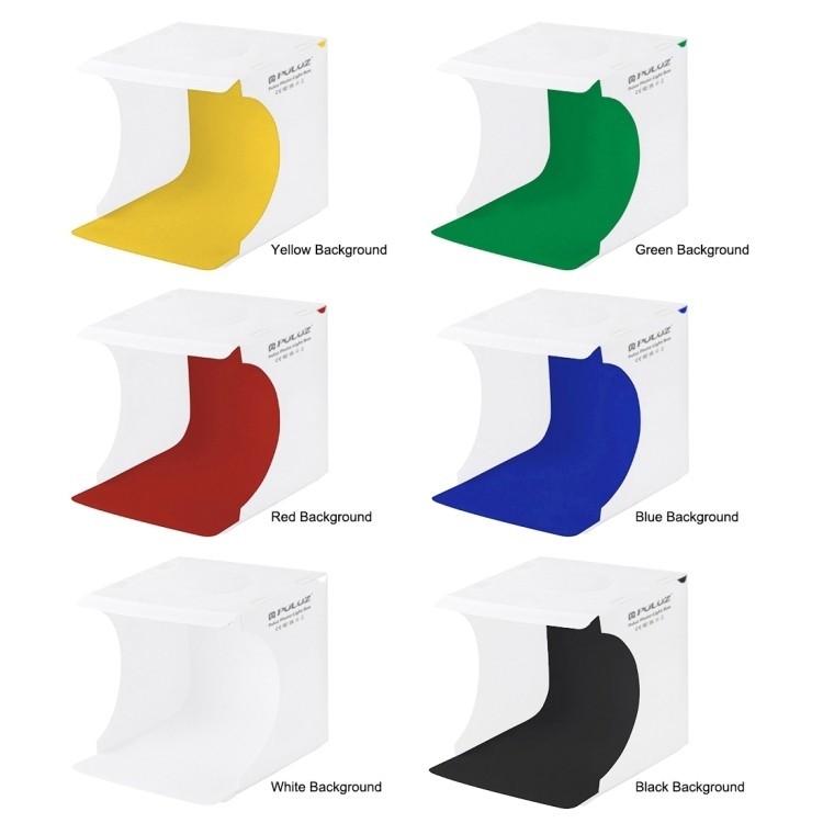 6 Background Colors for Mini Light Box