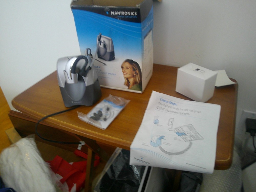 Plantronics CS70N Professional Wireless Headset System Ear-Hook