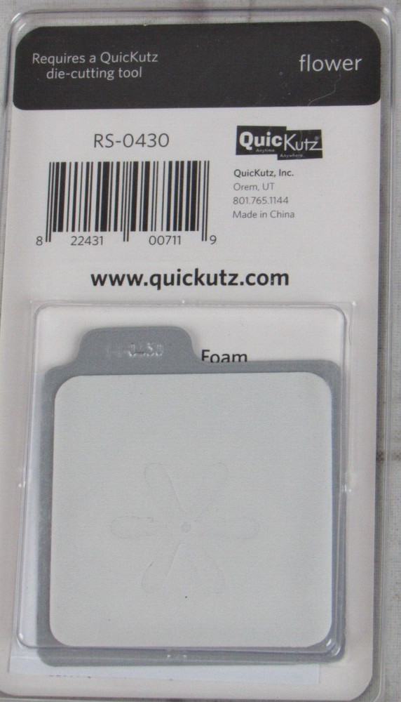 QuicKutz Flower 2x2, 1 Cutting Die Set RS-0430