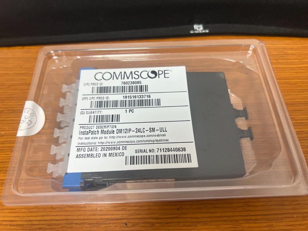 👀 NEW COMMSCOPE G2 ULL SINGLEMODE MPO-12 DISTRIBUTION MODULE DM12iP-24LC-SM-ULL