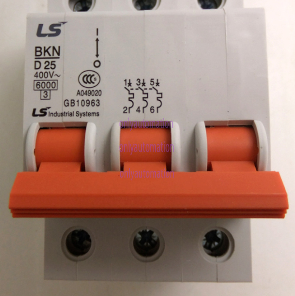 New LS BKN Circuit Breaker 3P D25A~