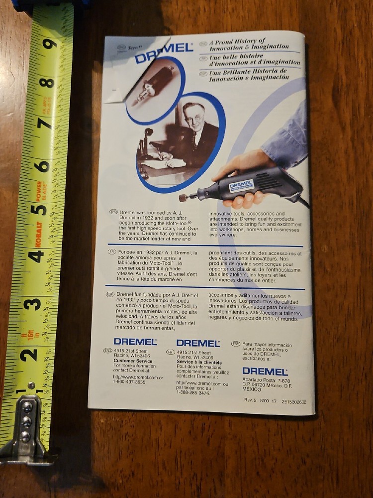 DREMEL TOOL CATALOG CRAFTS HOBBY