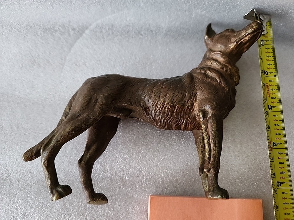 Cold Painted Vienna Bronze German Shepherd Circa 1930's