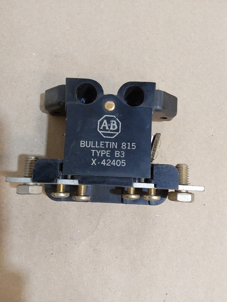 ALLEN BRADLEY X-42405 TYPE B3 OVERLOAD RELAY