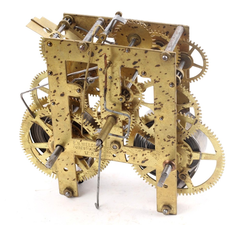 Welch Mantle Clock Movement 8 Day-BD-192