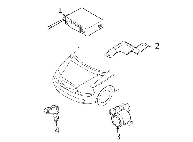 Genuine GM Alarm 96800979