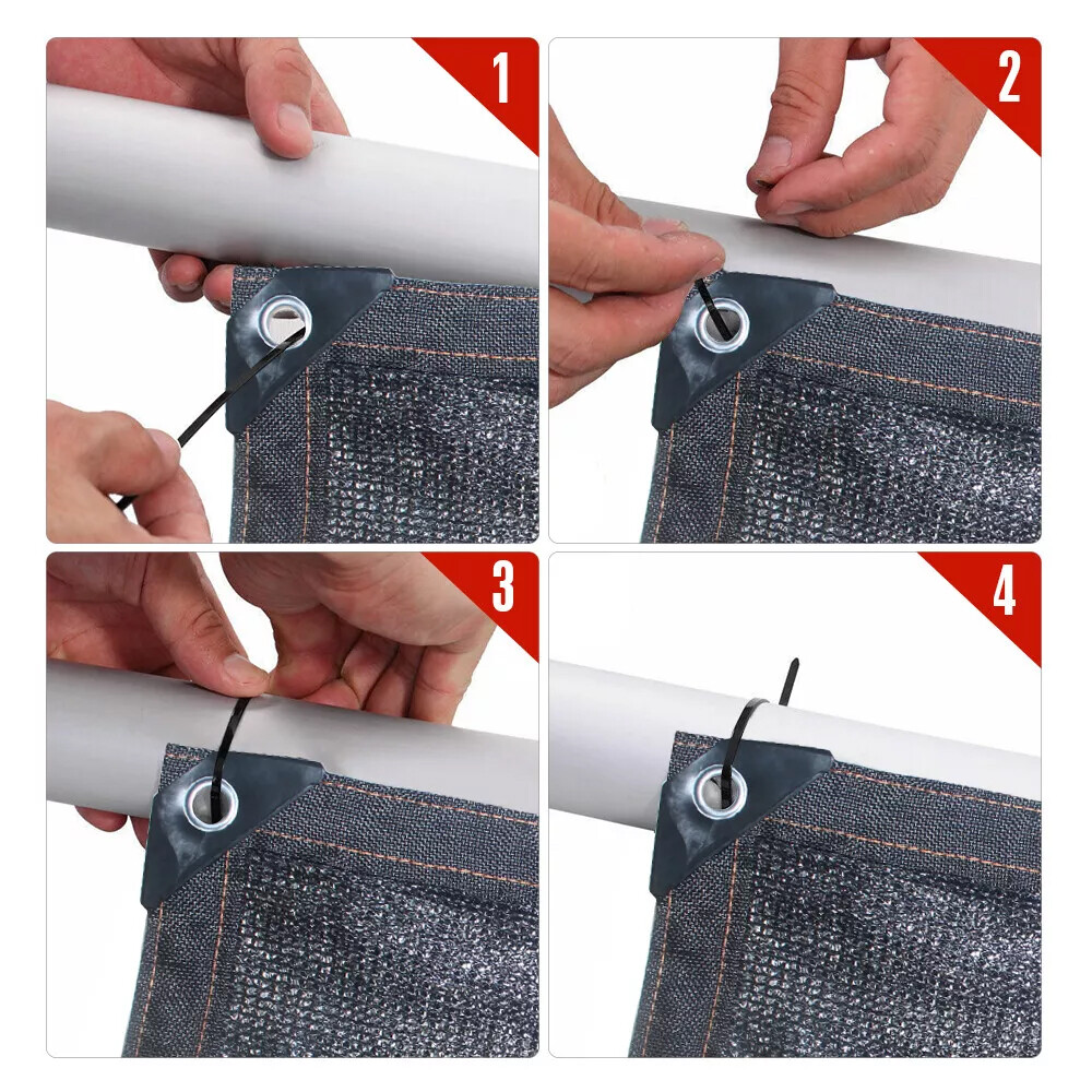 6x50ft Fence Privacy Screen Shade Cloth Construction Yard Industrial Warehouse