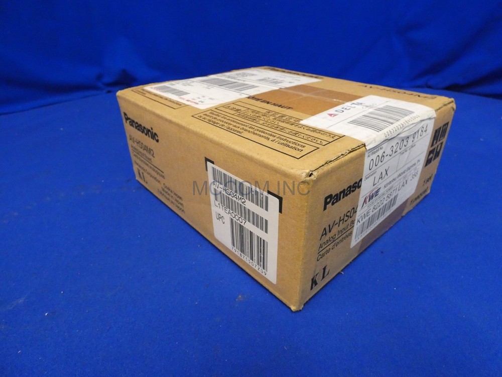 Panasonic AV-HS04M2 Analog Component Input Board New for AV-HS450