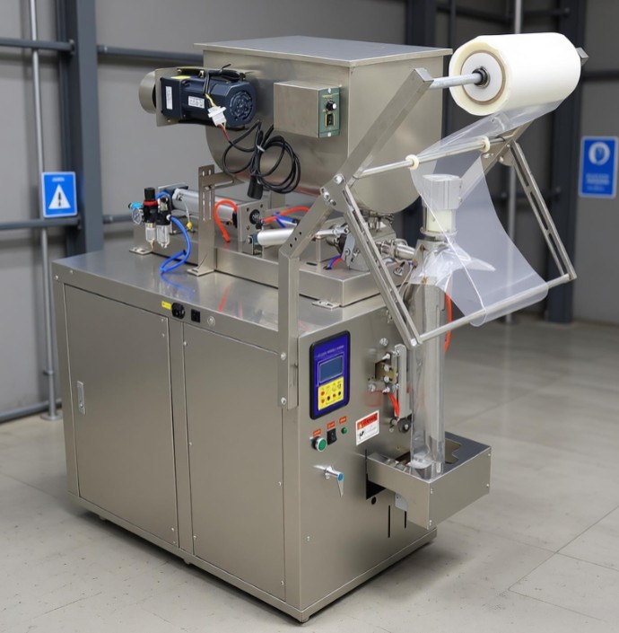 Floor-type Auto Liquid Paste Subpackage Machine W/Mixer Hopper Quantitative Fill