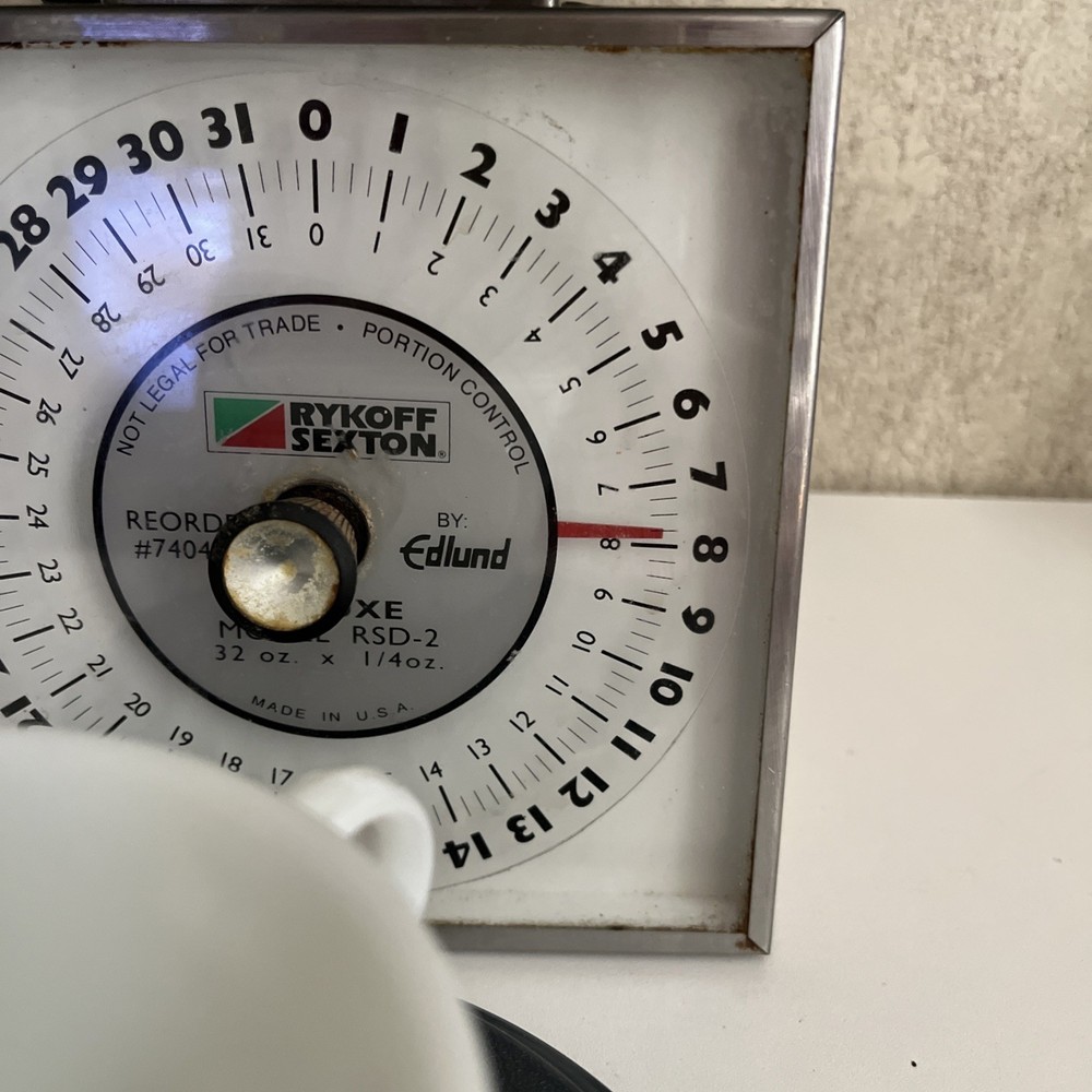 Vintage Edlund Deluxe 32 oz Portion Control Scale Model RSD-2