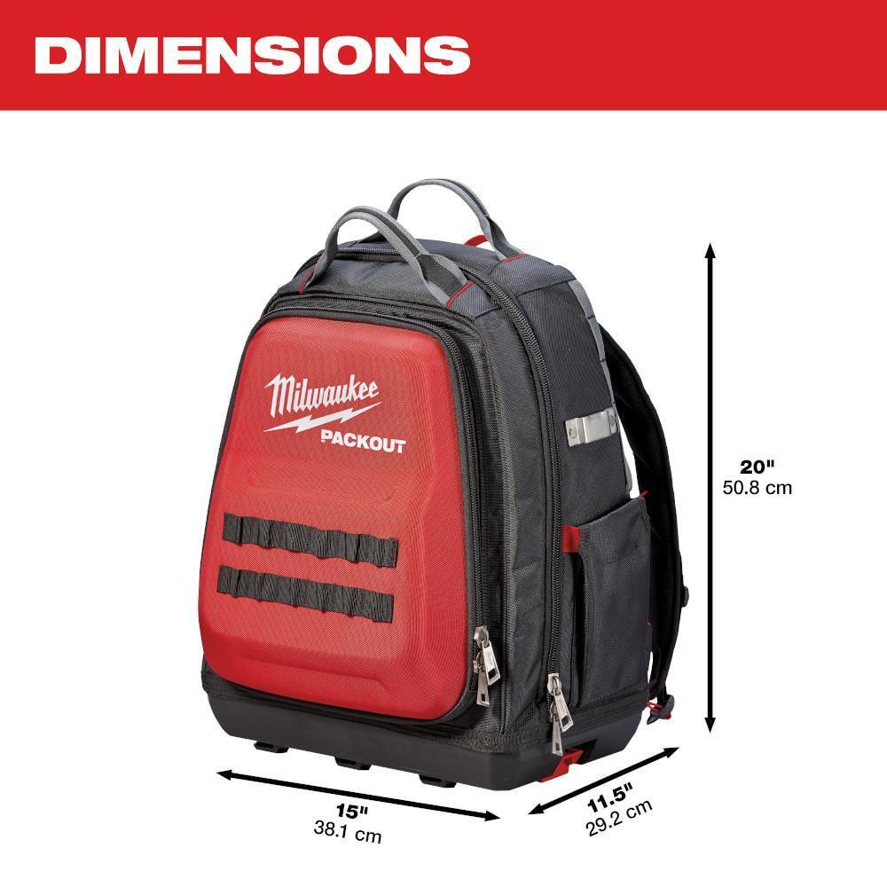 15 in. PACKOUT Backpack with Tool Bag