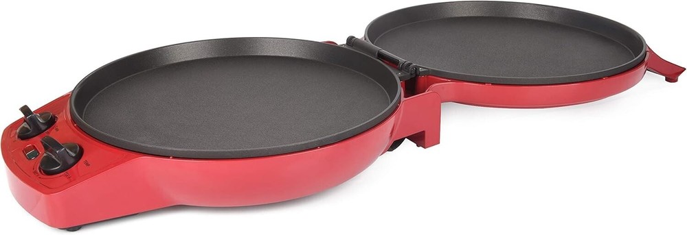 Convertible 12 Inch Pizza Cooker & Calzone Maker - Timer & Temperature Control