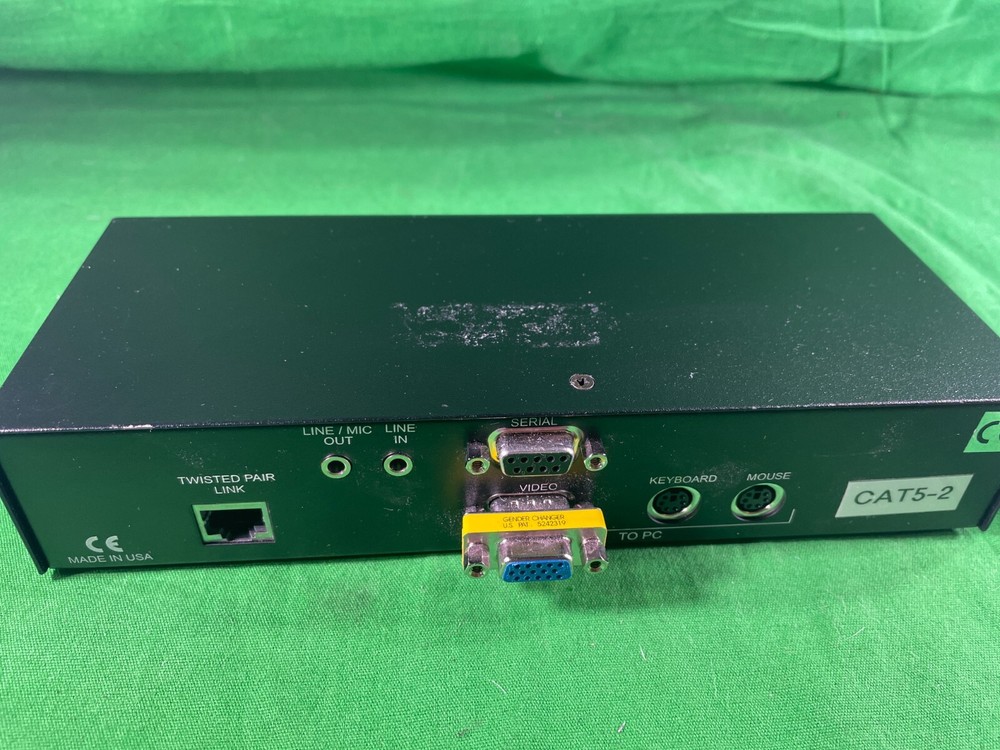 ROSE ELECTRONICS CRYSTAL VIEW CRV-SL TWISTED PAIR KVM EXTENDER.