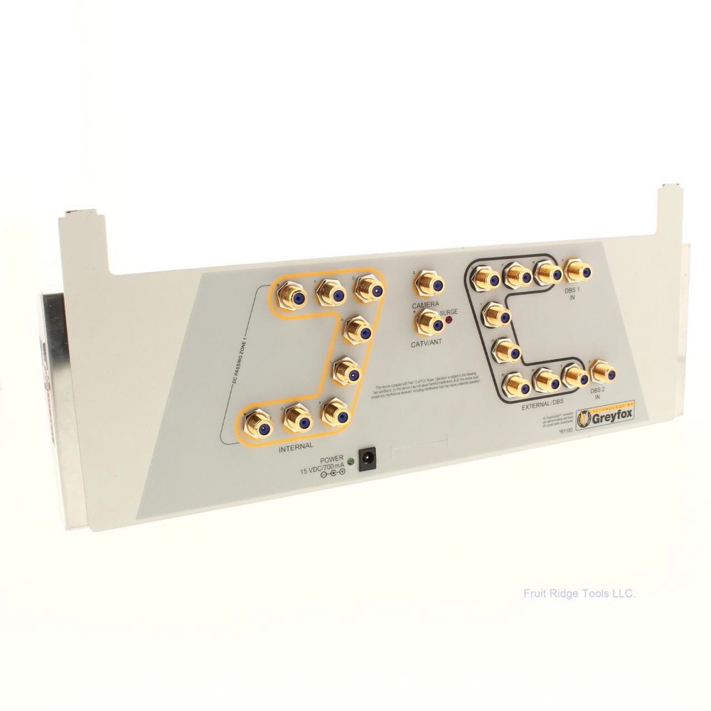 Greyfox Tech R1183 Camera CATV/ANT Surge Protection Coax Internal/External Zone